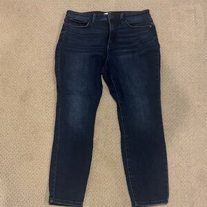 Lauren Conrad Womens High Rise Curvy Skinny Jeans 14